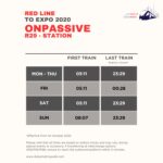 ONPASSIVE Metro Station Timings to Expo 2020 - First Train and Last Train Timings