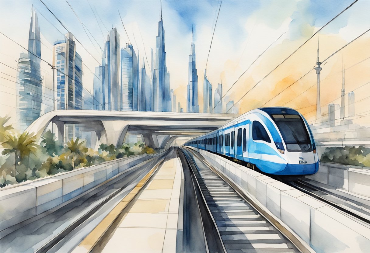 The Dubai Metro expands with new lines and stations, connecting the city's landmarks and neighborhoods